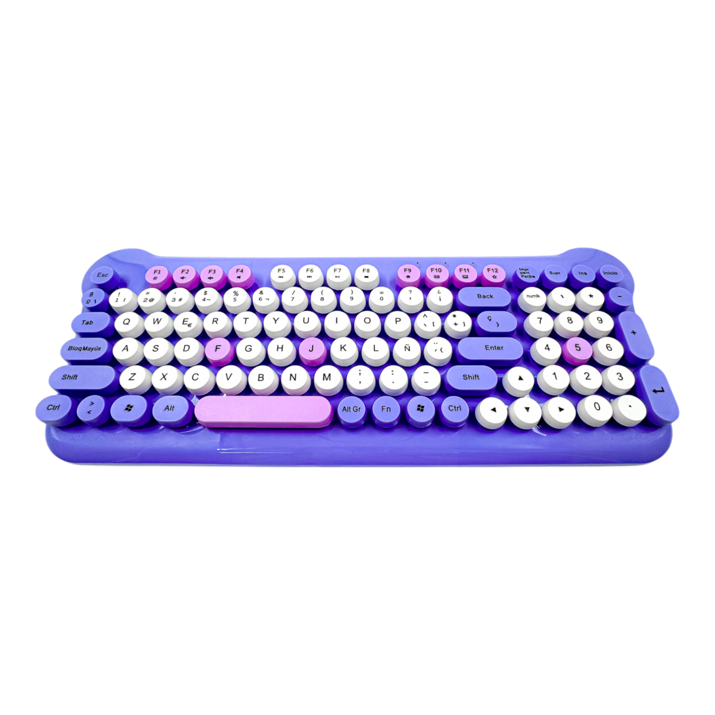 COMBO TECLADO DE MEMBRANA | AOAS AS-212 MORADO
