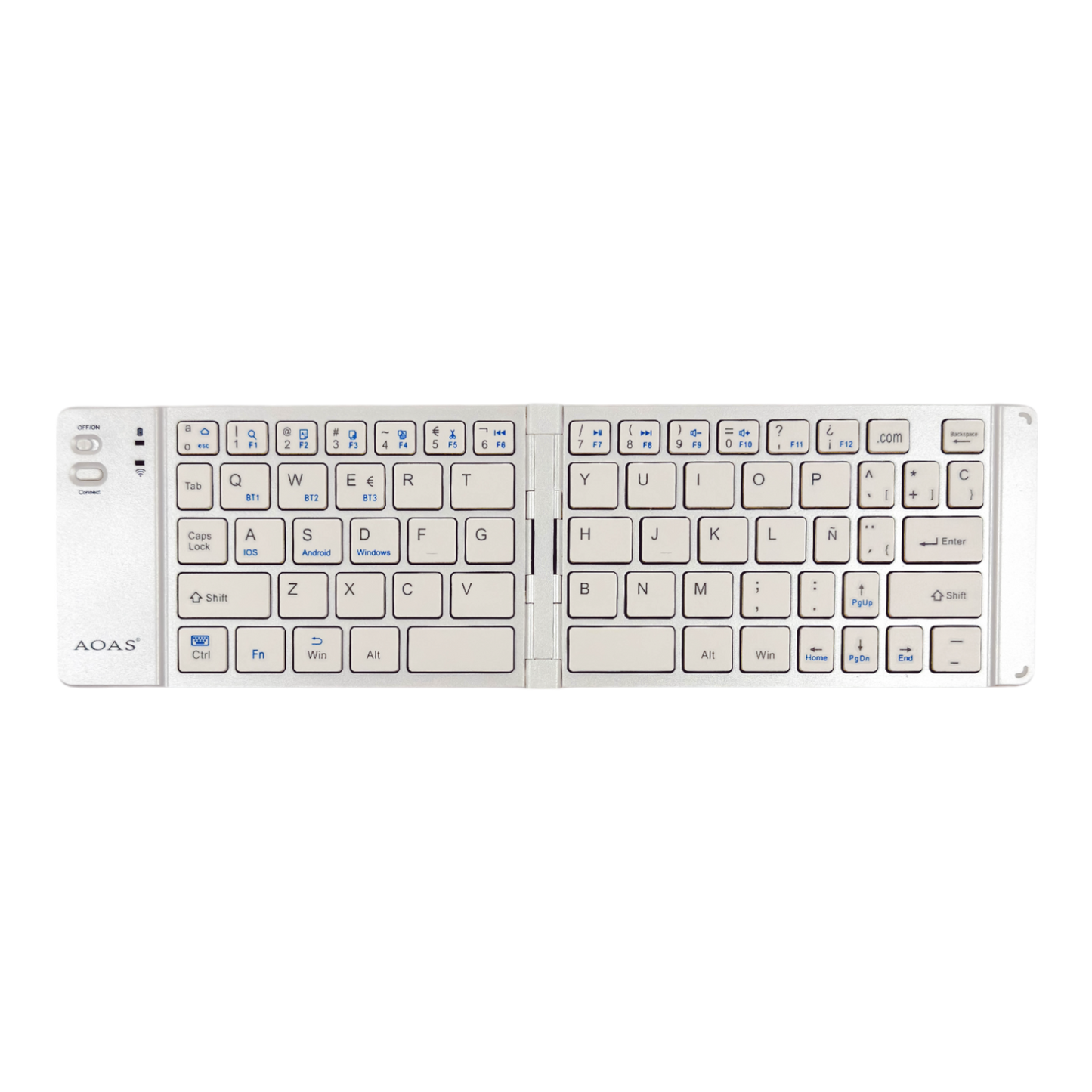 TECLADO PLEGABLE | AOAS A-1006 BLANCO
