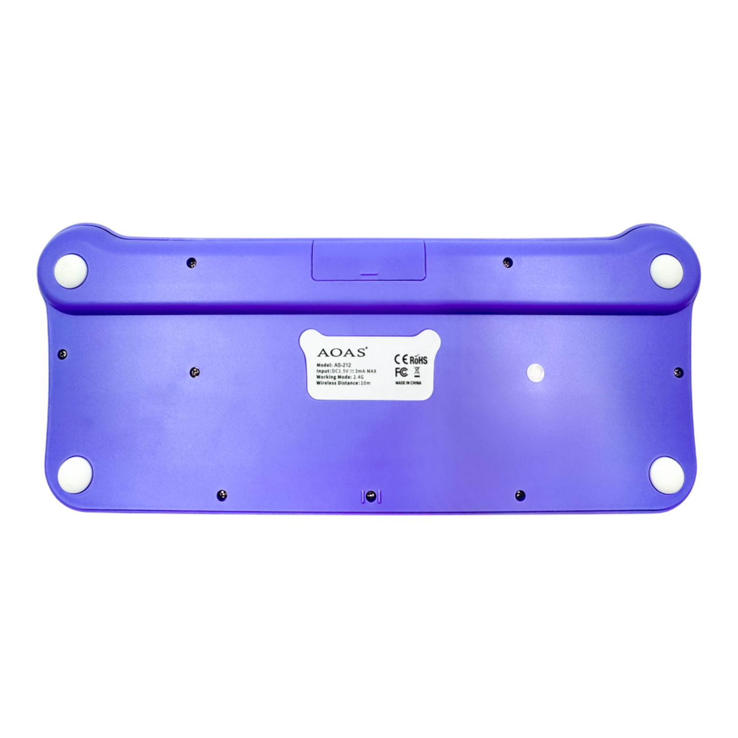 COMBO TECLADO DE MEMBRANA | AOAS AS-212 MORADO