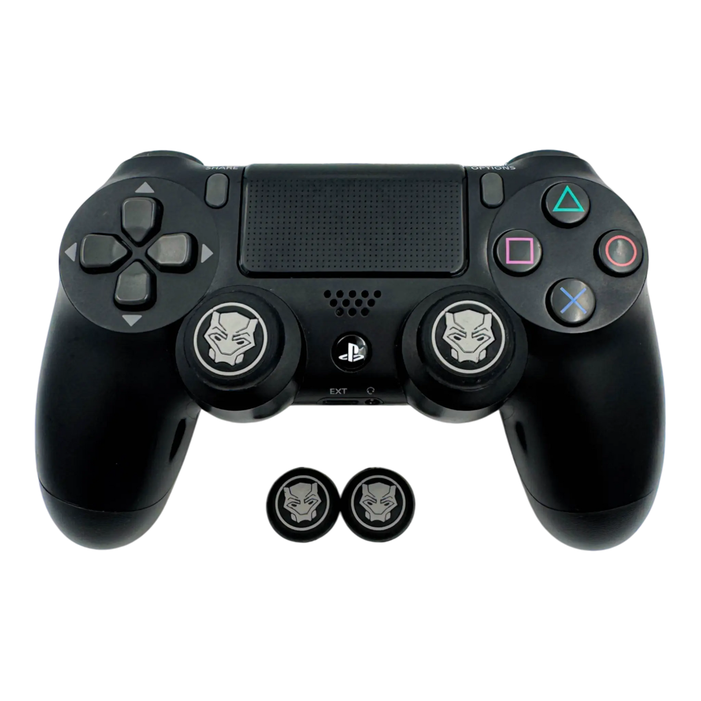 UNIDAD GRIPS PS4/PS5/XBOX ONE/XBOX SERIES. PANTERA NEGRA GRIS