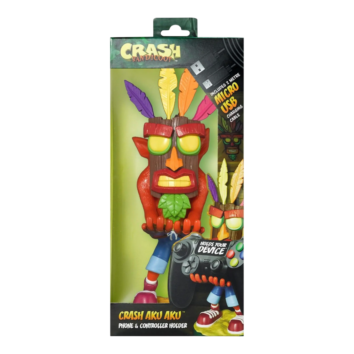 SOPORTE Crash Bandicoot: Crash Aku Aku -PARA TU CONTROL O CELULAR - CABLE GUYS ORIGINAL