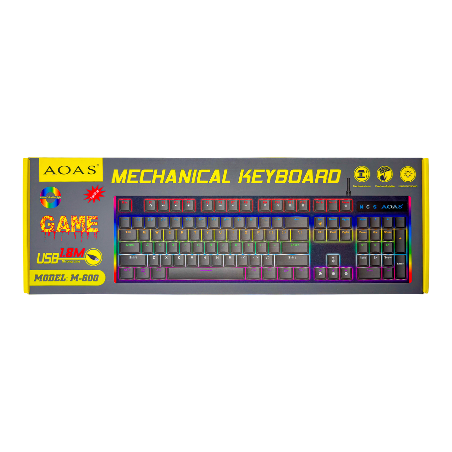 TECLADO MECÁNICO | AOAS M-600