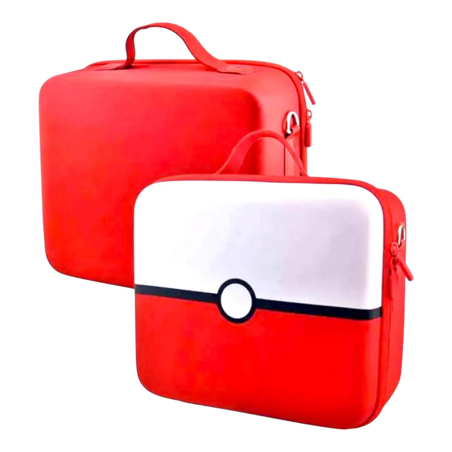 MALETA VIAJERA RIGIDA CON DISEÑO DE POKEBOLA
