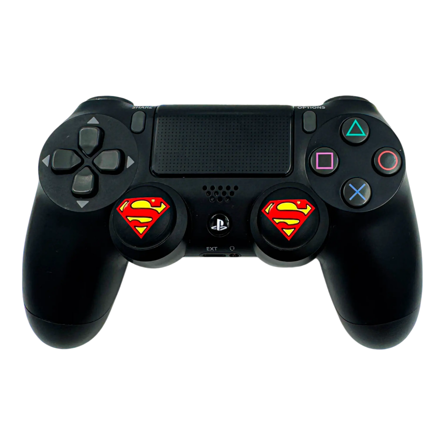 UNIDAD DE GRIP PS4/PS5/XBOX ONE/XBOX SERIES. SUPERMAN NEGRO