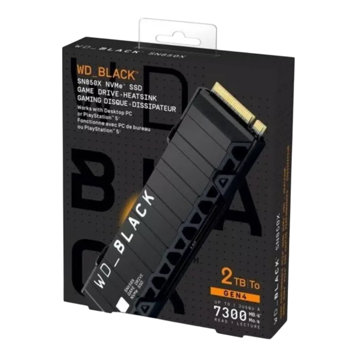 SSD WD_BLACK SN850P NVMe 2 TERAS