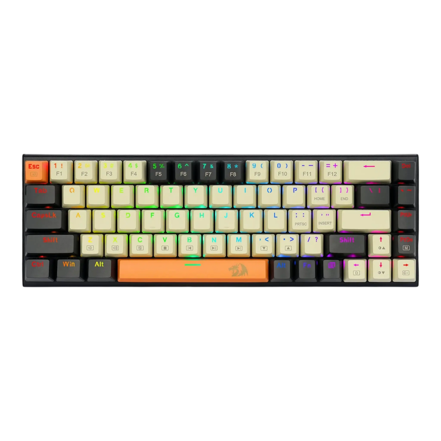 Teclado Mecánico Gamer con cable al 60% - Redragon RYZE K663
