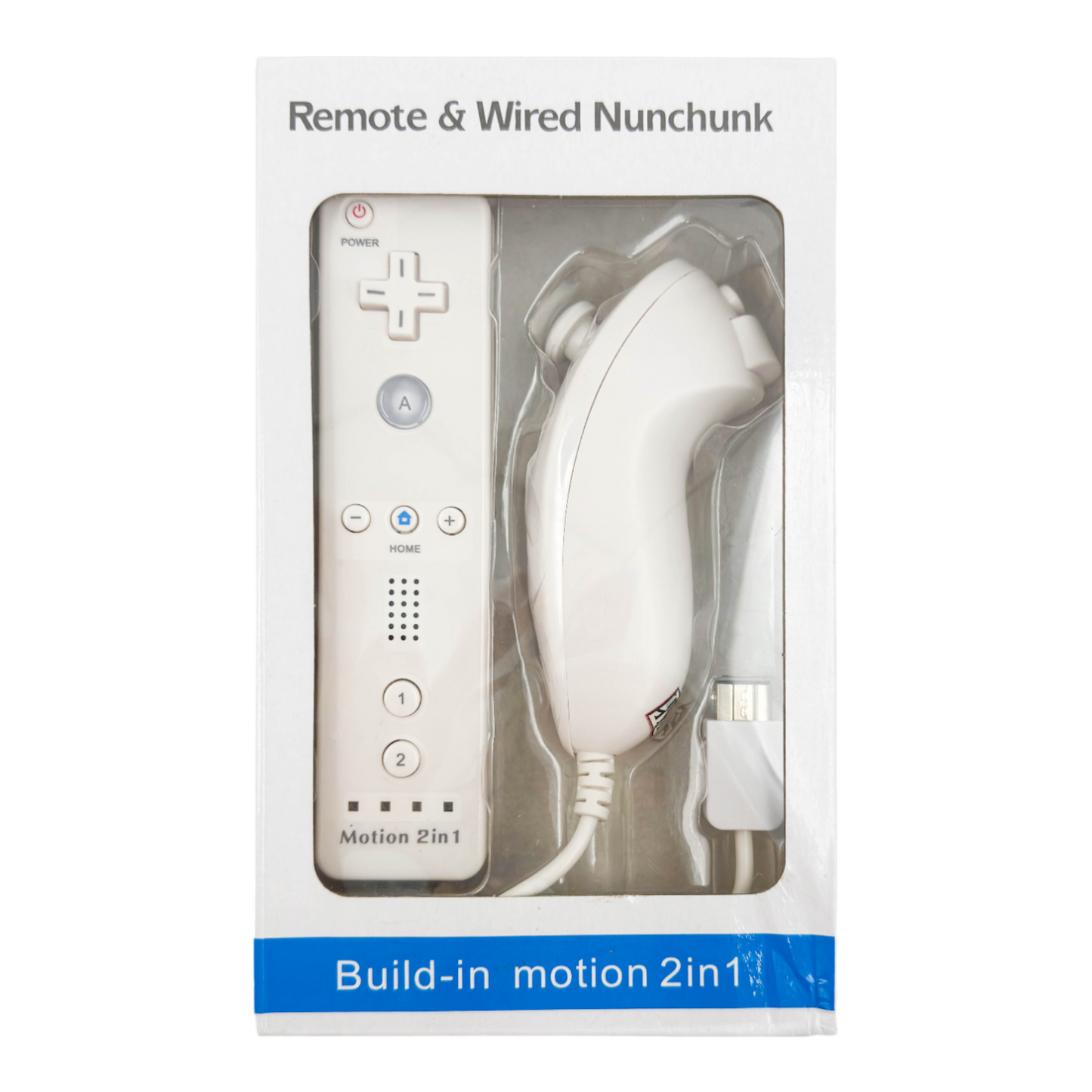 CONTROL WII REMOTE & NUNCHUNK GENÉRICO
