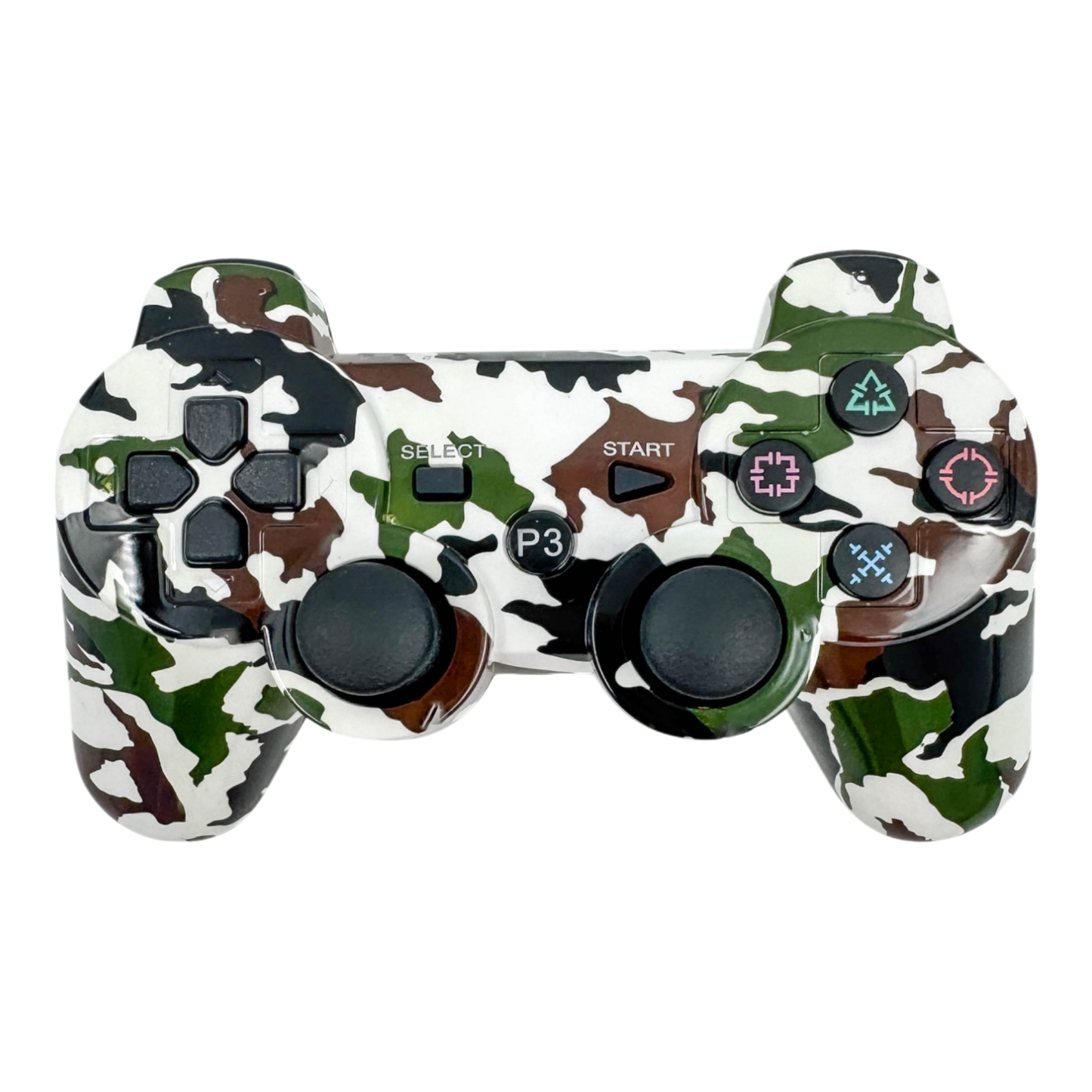 CONTROLES GENERICOS INALÁMBRICOS PLAY 3 CAMUFLADO 2