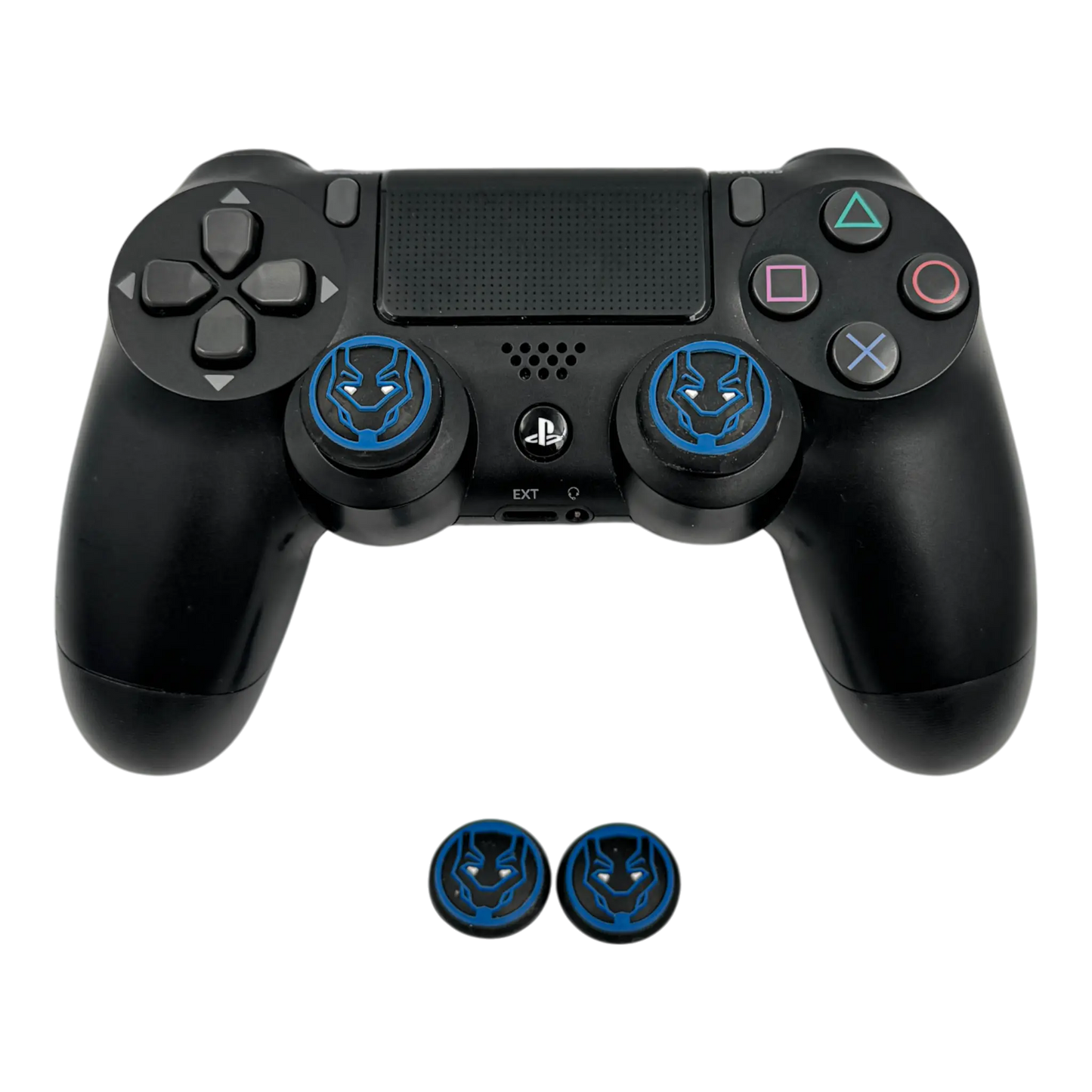 UNIDAD GRIPS PS4/PS5/XBOX ONE/XBOX SERIES. PANTERA NEGRA AZUL