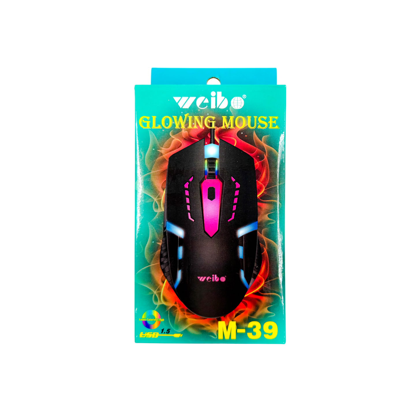 MOUSE GAMER CON CABLE WEIBO M39