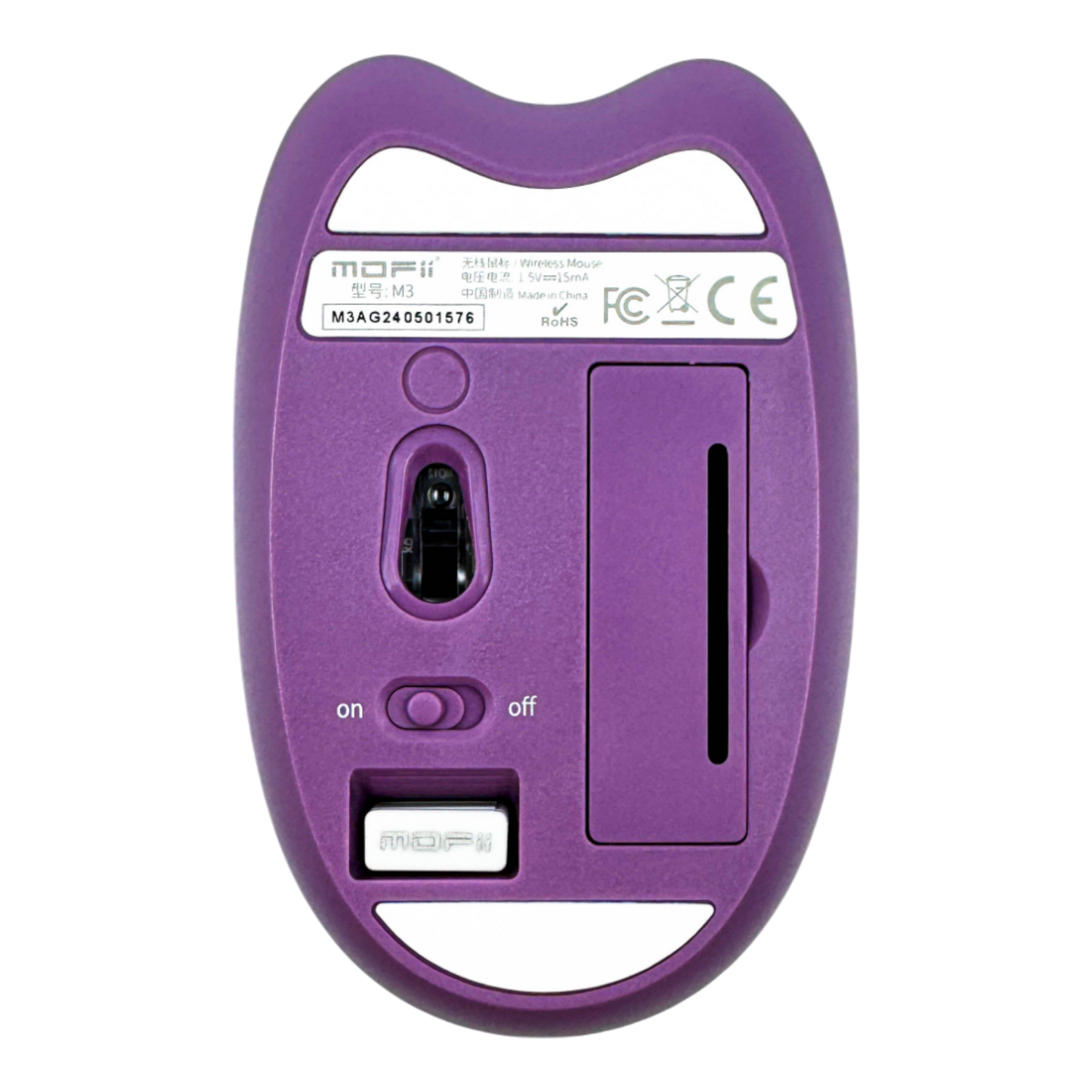 MOUSE INALAMBRICO SILENCIOSO MOFII | M3 MORADO