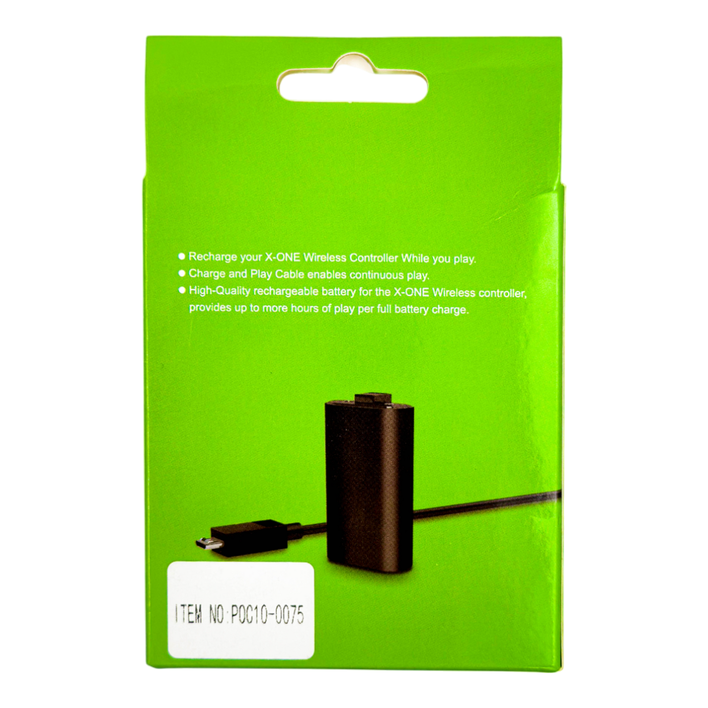 KIT CARGA Y JUEGA GENÉRICO CONTROL XBOX 1,2 Y 3 GENERACION