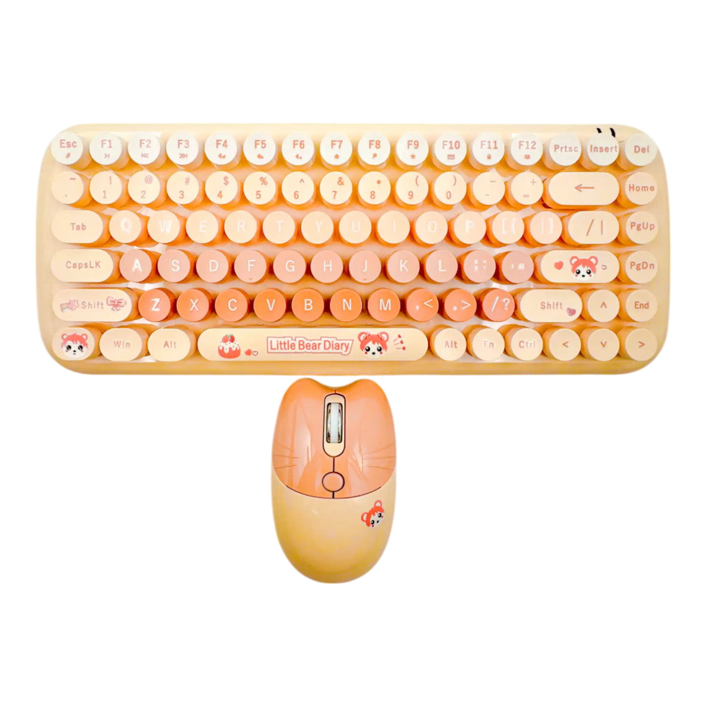 COMBO TECLADO Y MOUSE INALAMBRICO SILENCIOSO MOFII 0056-HABANO