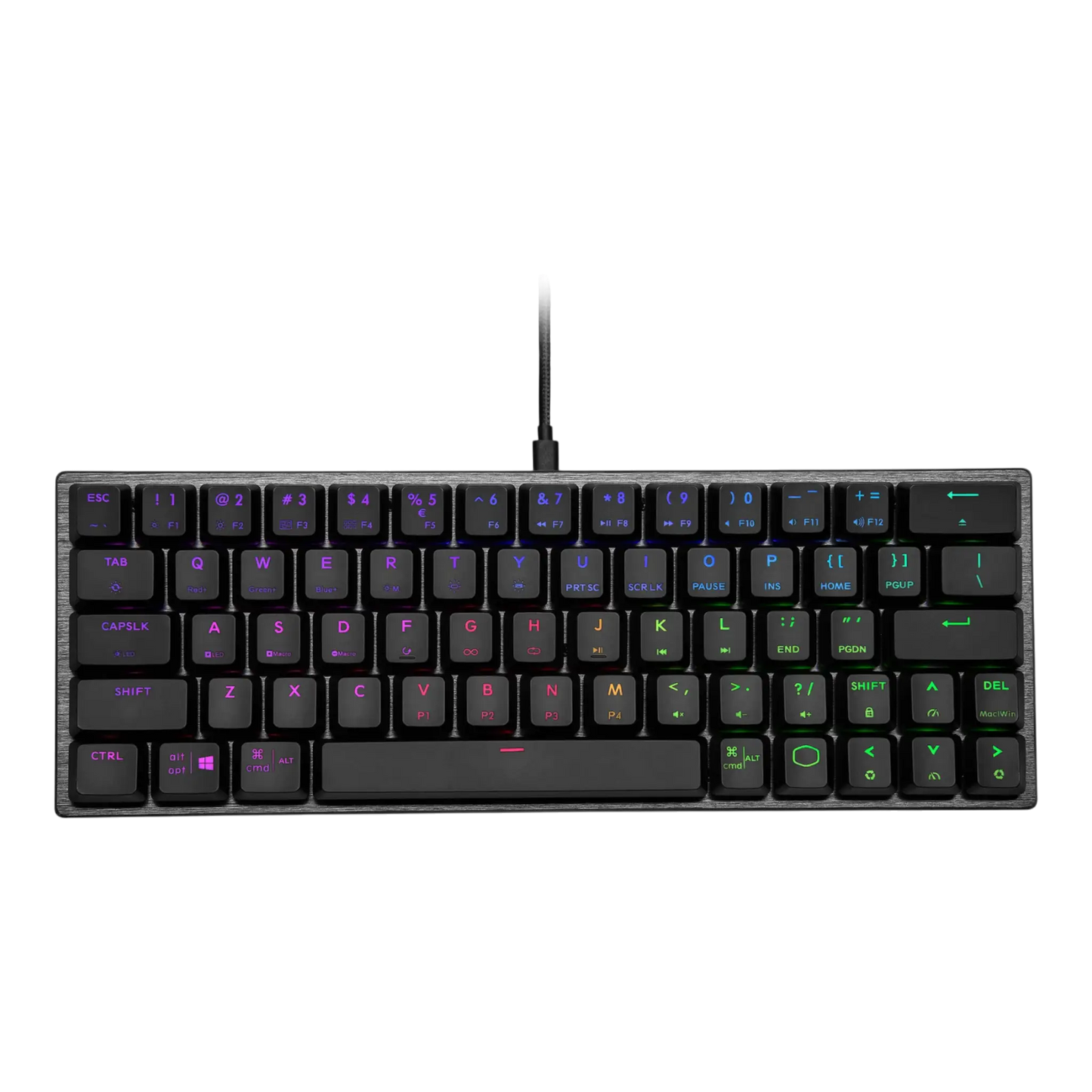 Teclado Mecánico Gamer con cable al 60% - Cooler Master SK620 NEGRO