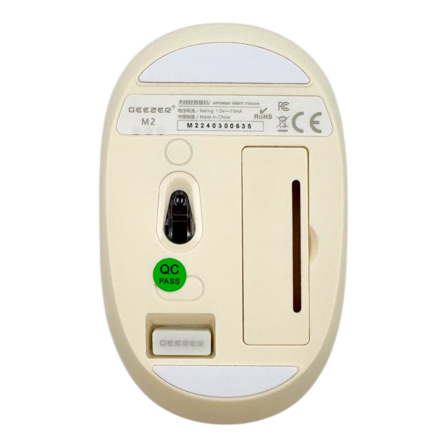 MOUSE INALÁMBRICO SILENCIOSO M2- GEEZER HABANO