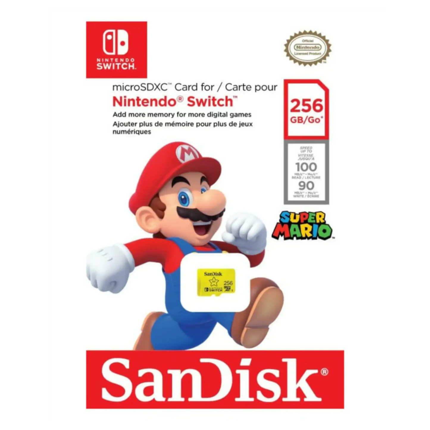 Tarjeta microSDXC™ para Nintendo Switch™ - 256 GB