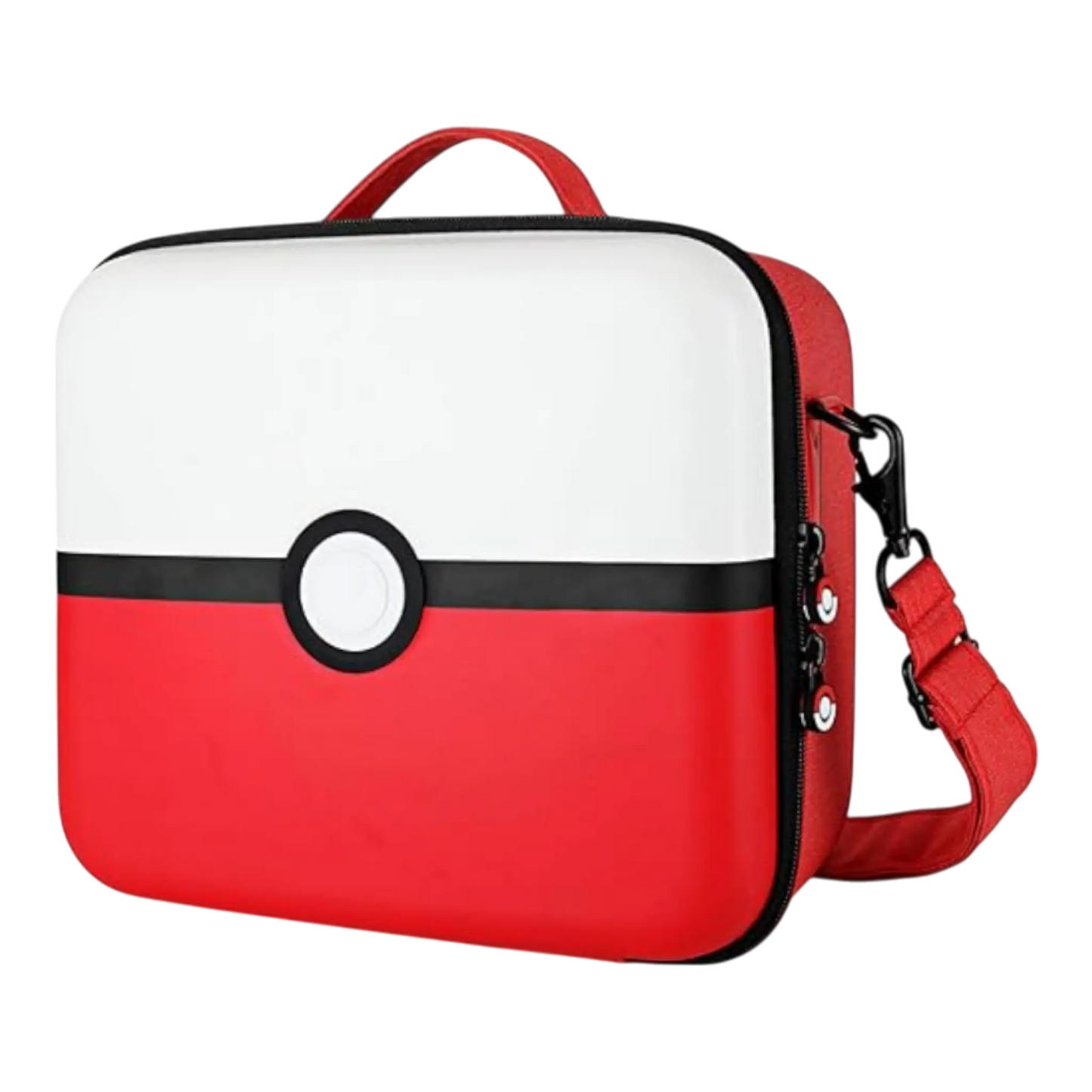 MALETA VIAJERA RIGIDA CON DISEÑO DE POKEBOLA