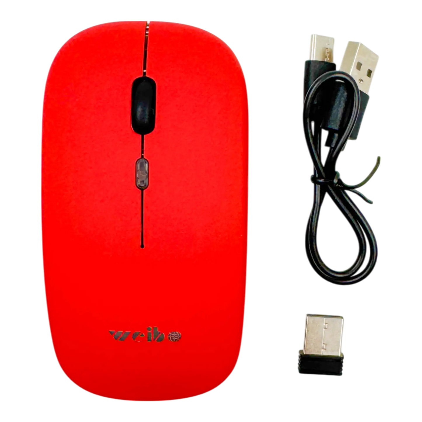 MOUSE INALÁMBRICO | WEIBO RF-6800 ROJO