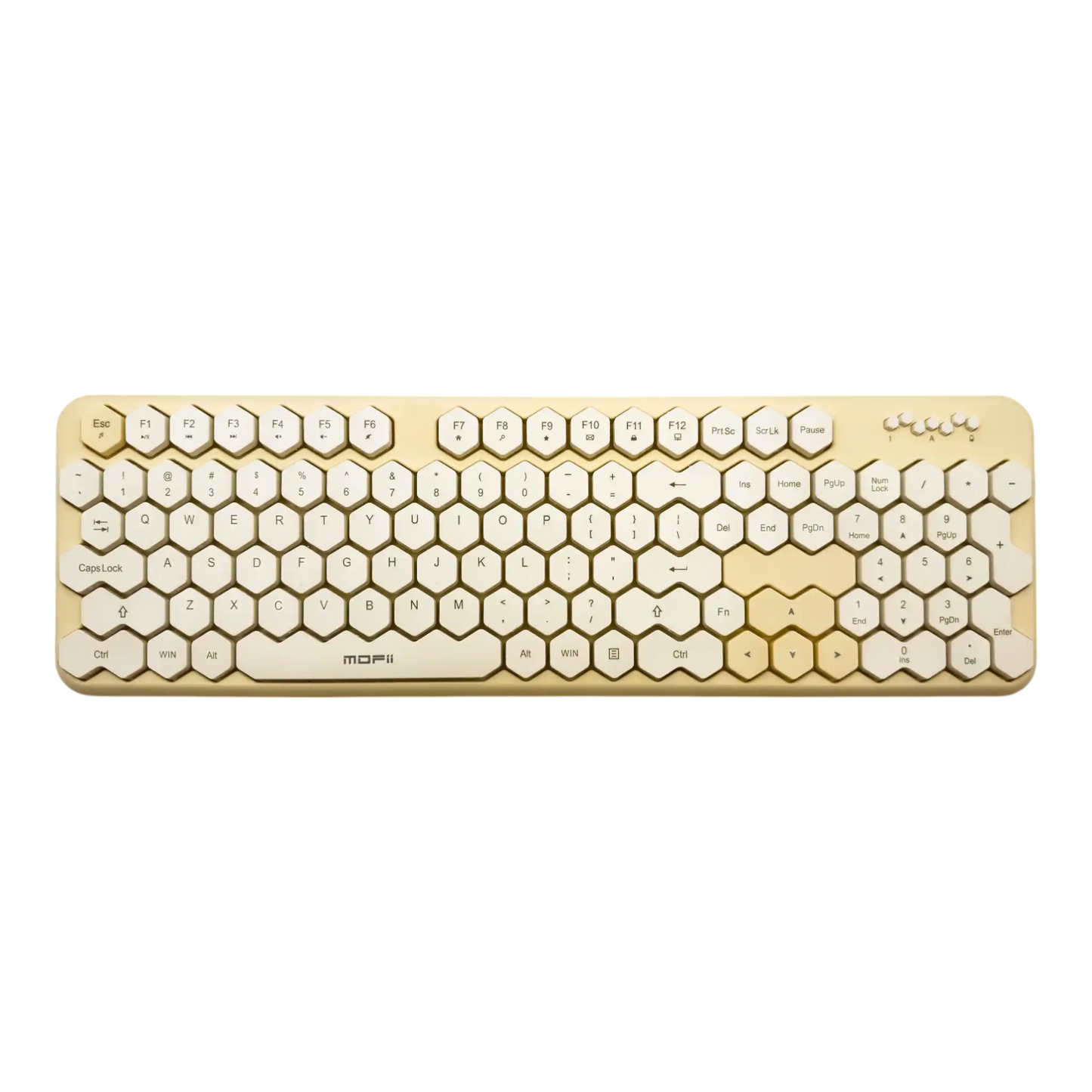 COMBO TECLADO Y MOUSE MOFII HONEY | BEIGE