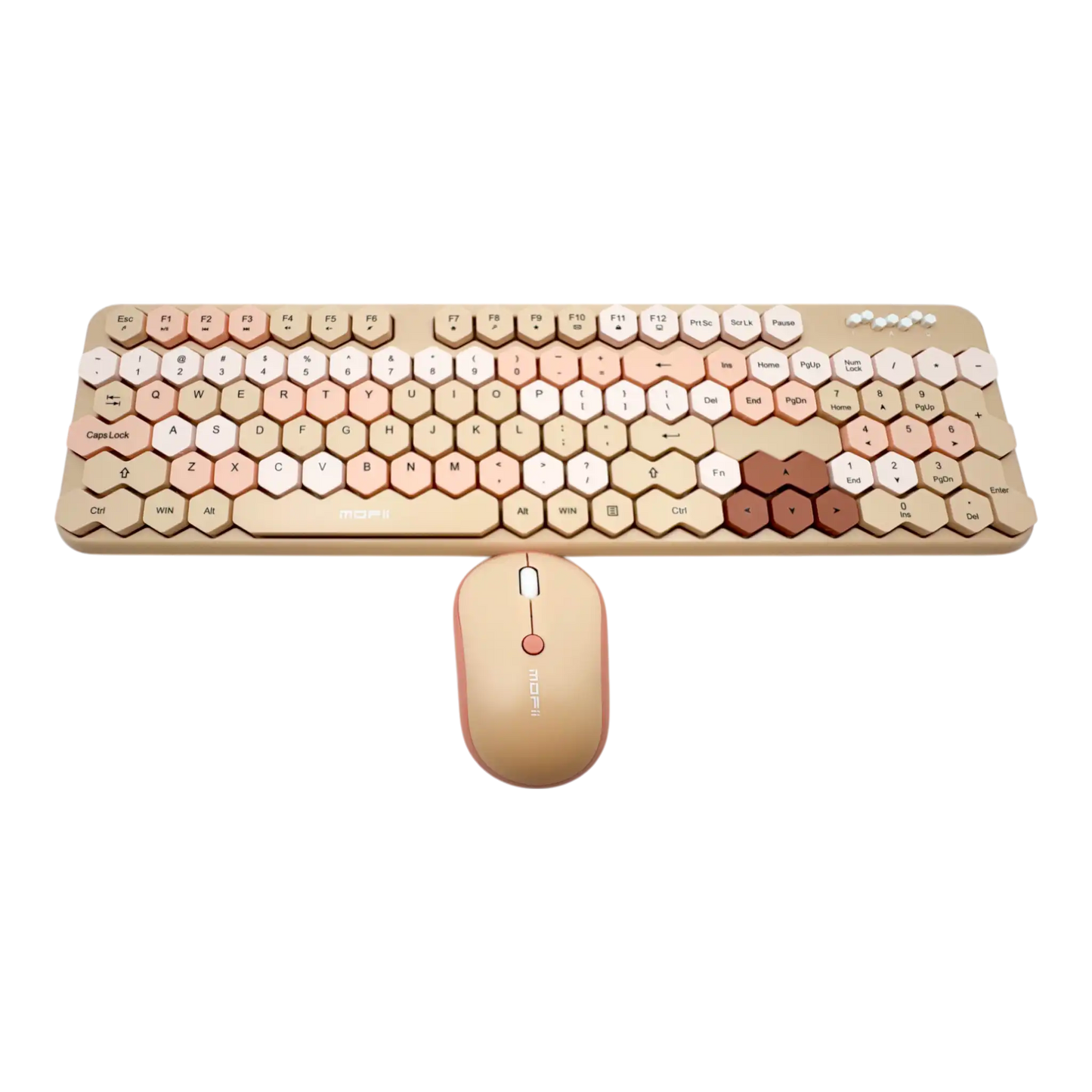 COMBO TECLADO Y MOUSE MOFII 0054 HONEY KEY-HABANO