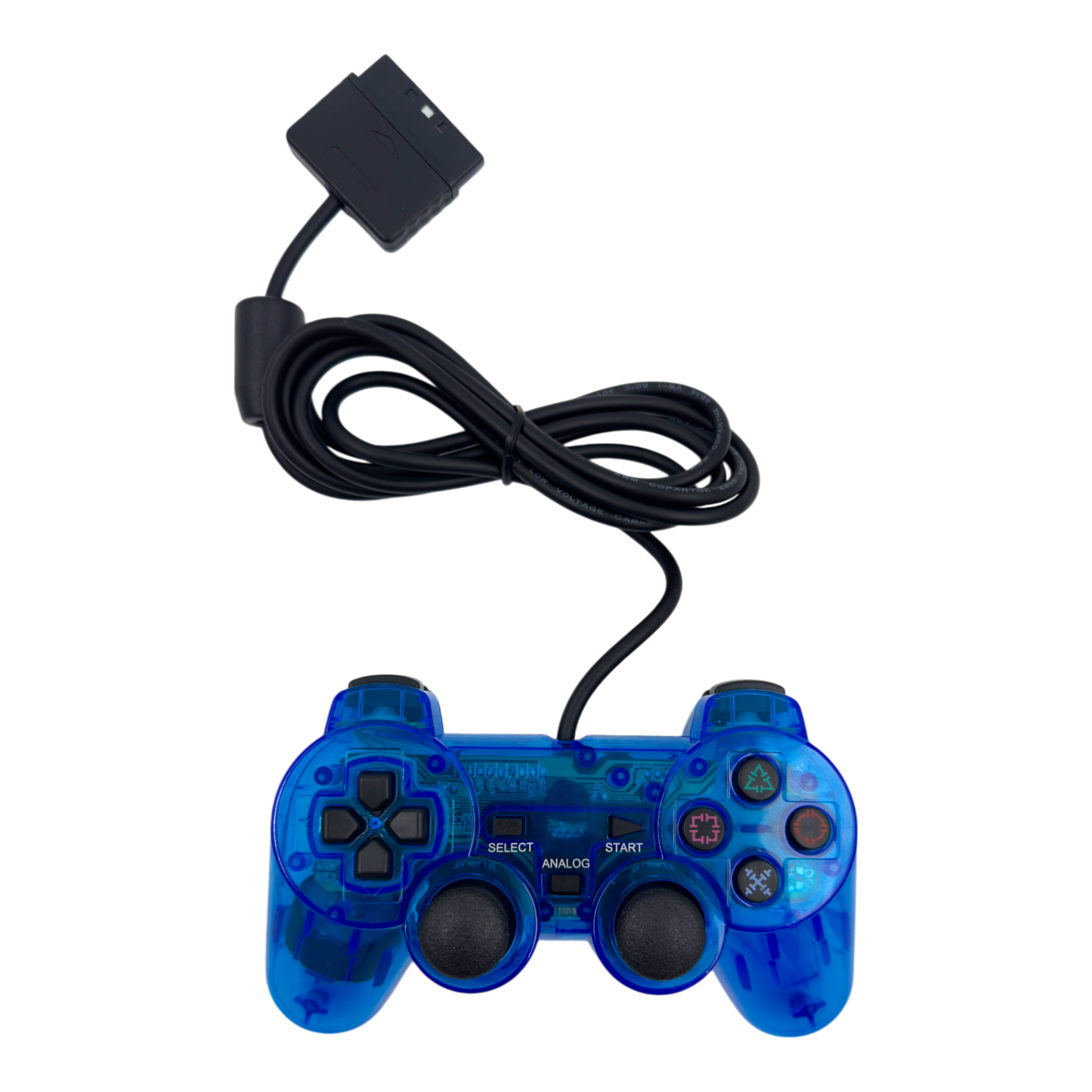 CONTROLES GENERICOS CON CABLE PLAY 2 - AZUL