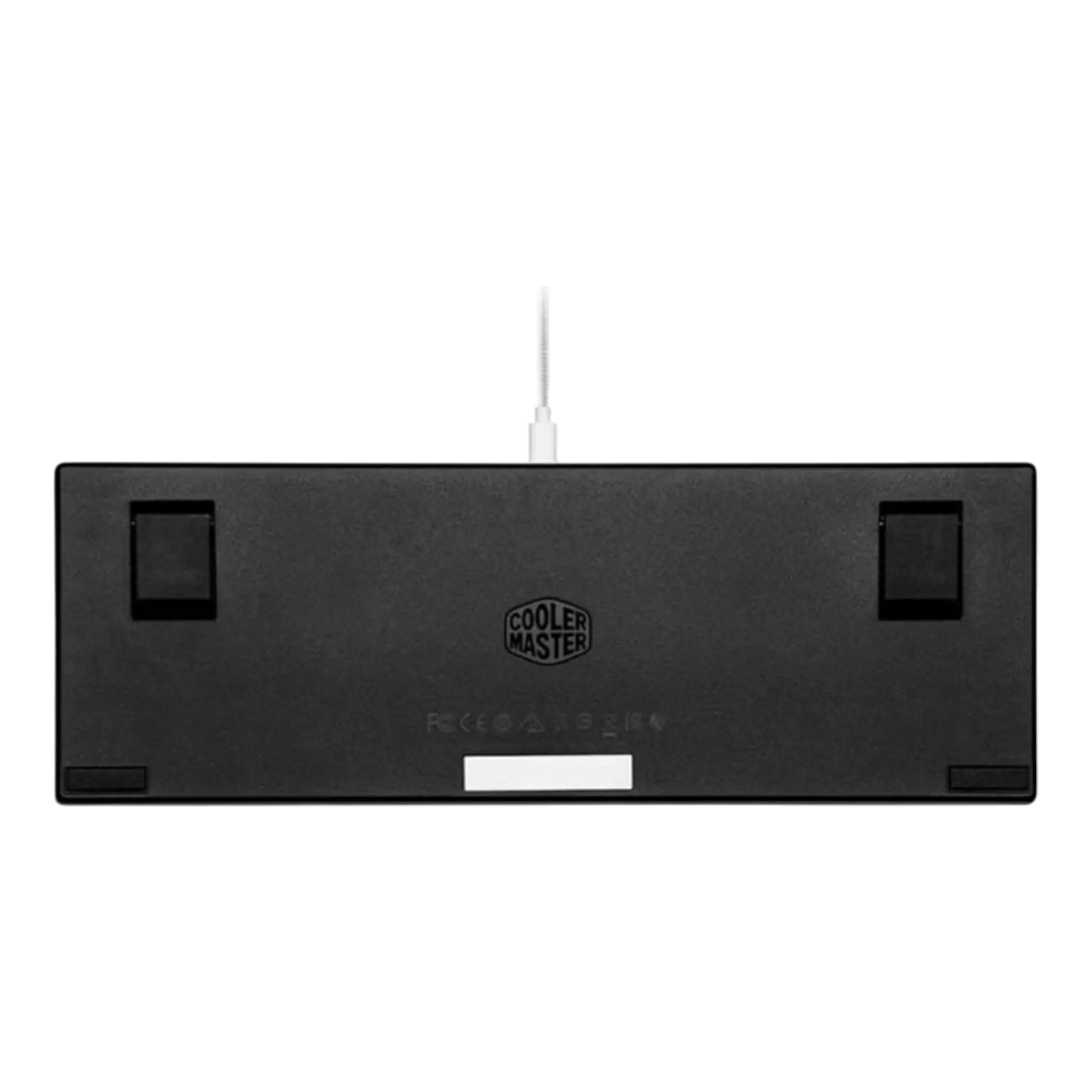 Teclado Mecánico Gamer con cable al 60% - Cooler Master SK620 BLANCO PLATEADO