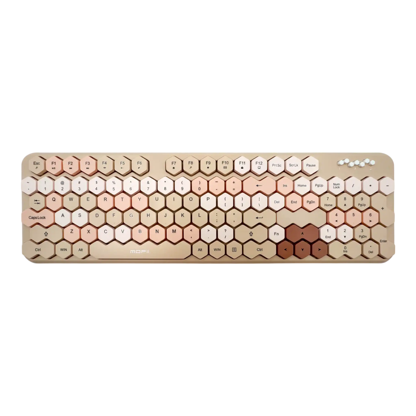 COMBO TECLADO Y MOUSE MOFII 0054 HONEY KEY-HABANO