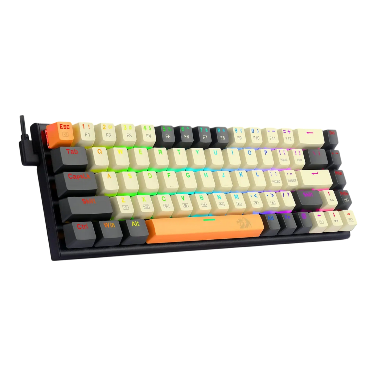 Teclado Mecánico Gamer con cable al 60% - Redragon RYZE K663