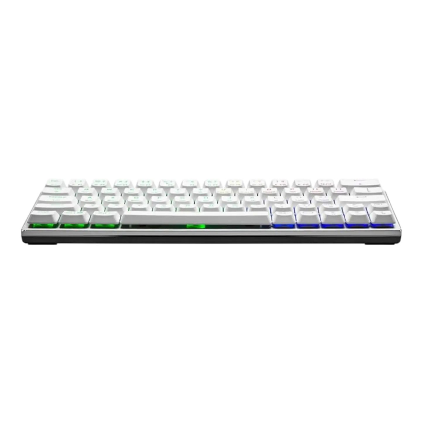 Teclado Mecánico Gamer con cable al 60% - Cooler Master SK620 BLANCO PLATEADO