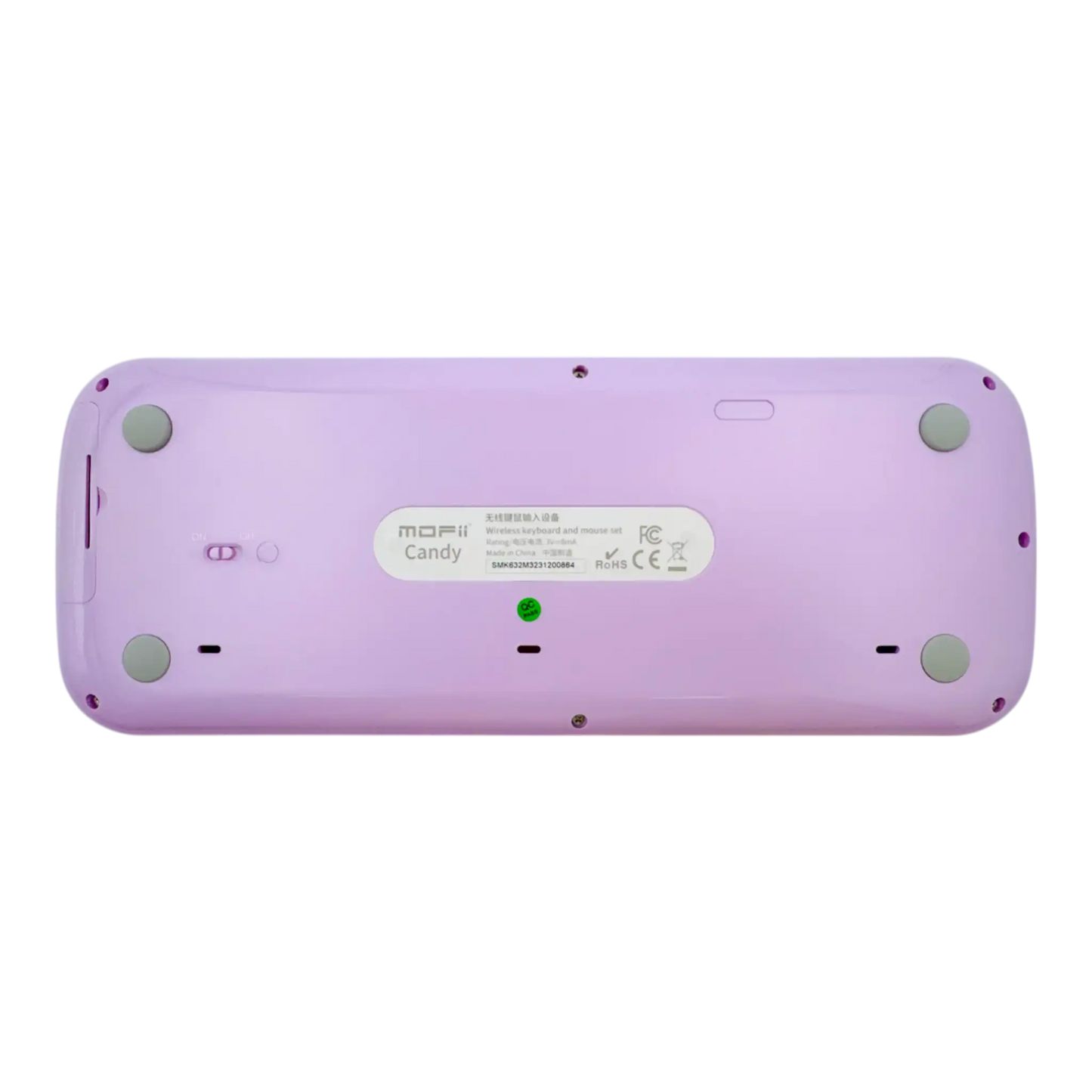 COMBO TECLADO Y MOUSE INALAMBRICO SILENCIOSO MOFII 0056-MORADO