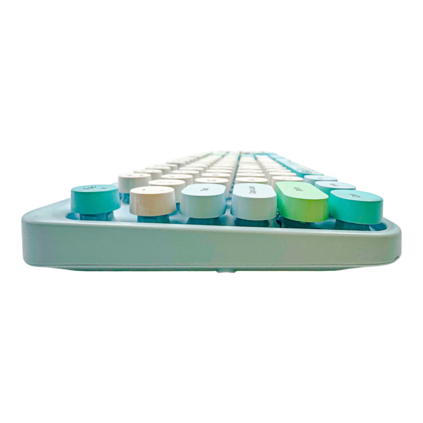 COMBO TECLADO Y MOUSE SILENCIOSO GEEZER OO67 HELLO BEAR - AZUL