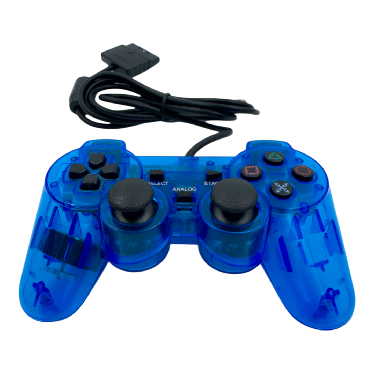 CONTROLES GENERICOS CON CABLE PLAY 2 - AZUL