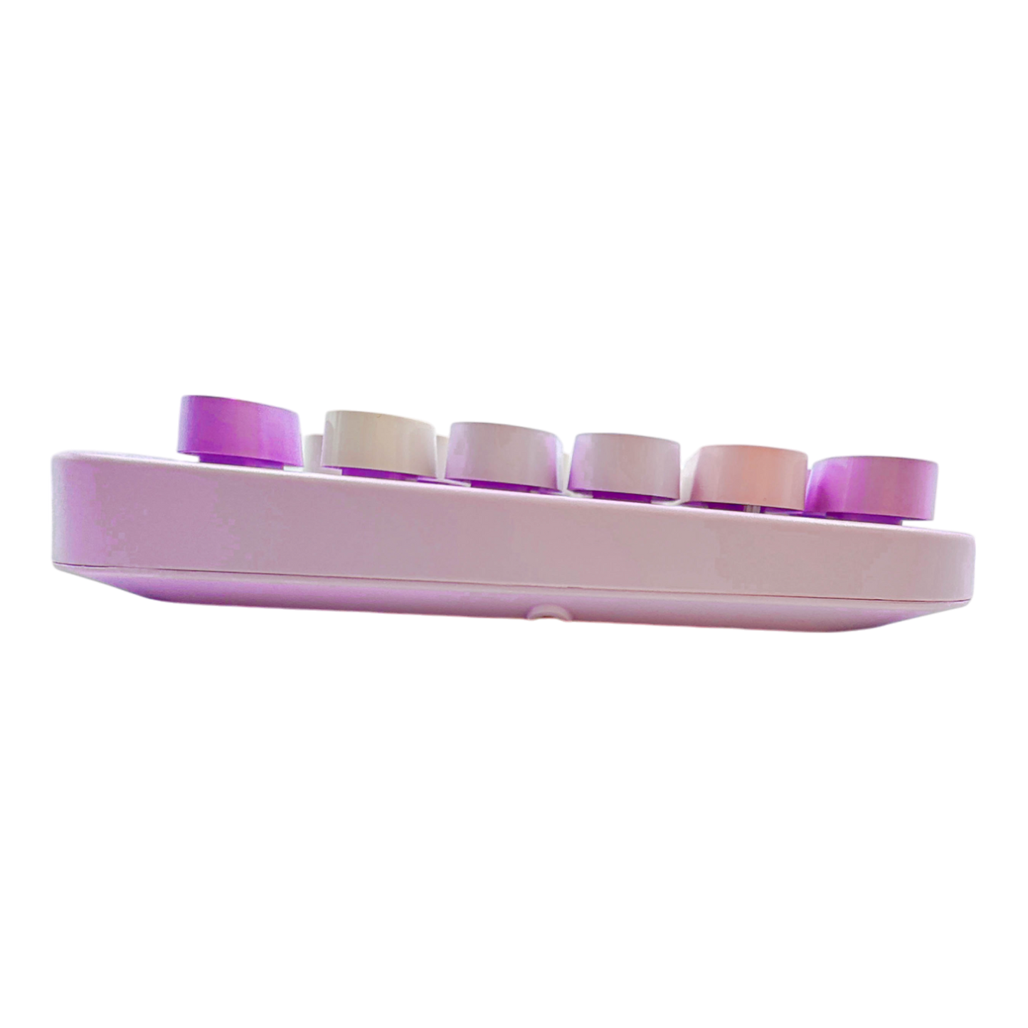 COMBO TECLADO Y MOUSE SILENCIOSO GEEZER OO67 HELLO BEAR - MORADO