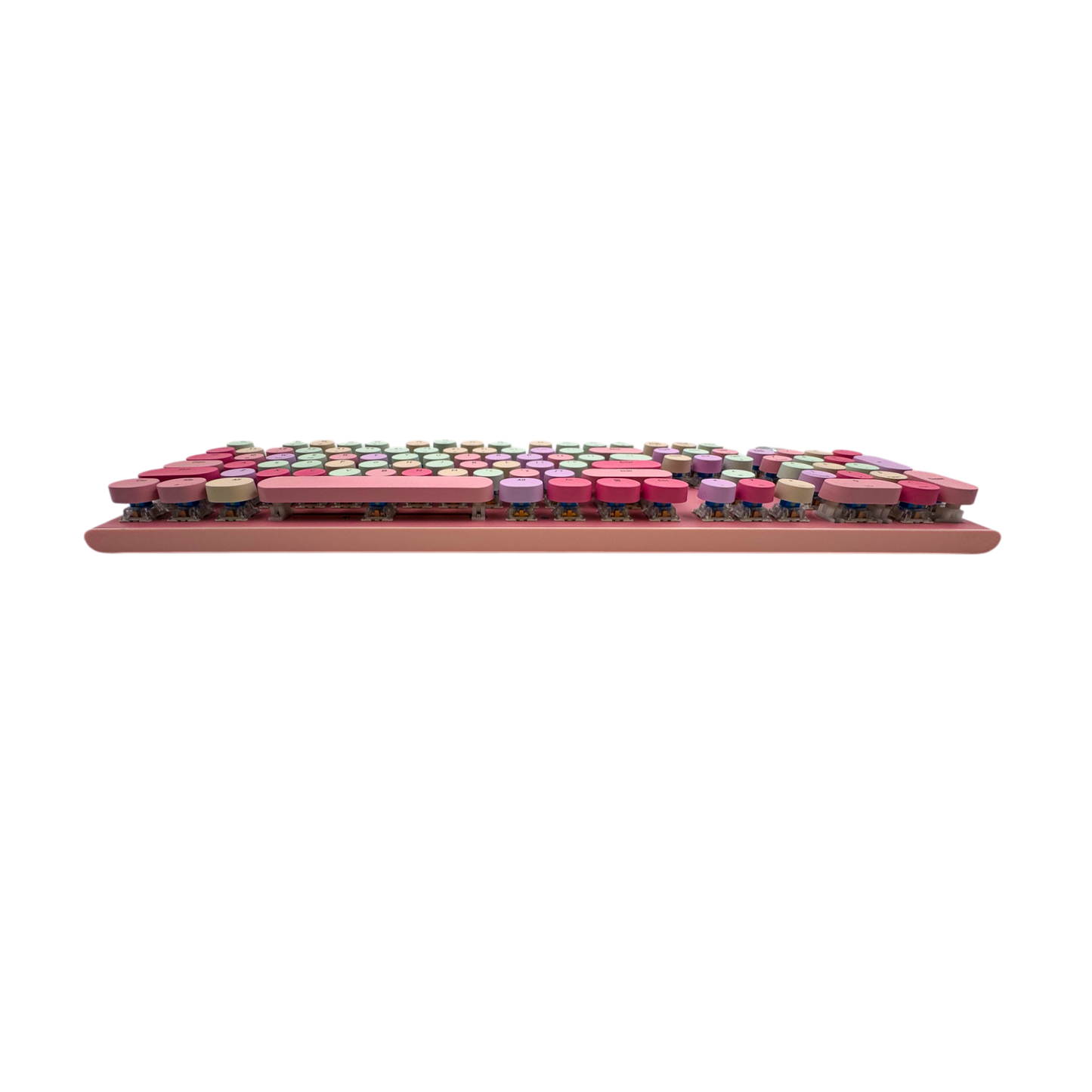 TECLADO MECANICO DE COLORES GEZZER G7 - ROSADO