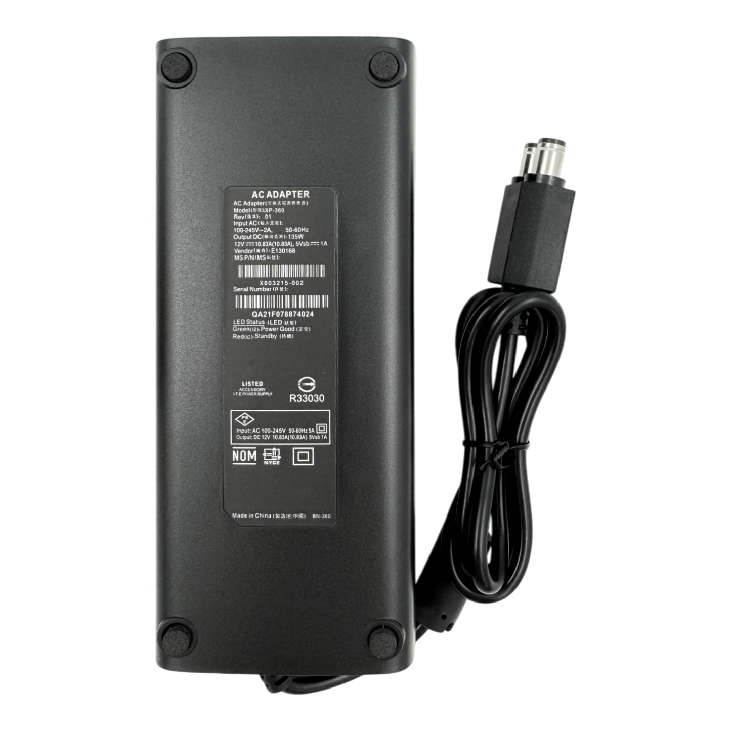 FUENTE DE PODER XBOX 360 SLIM GENÉRICA