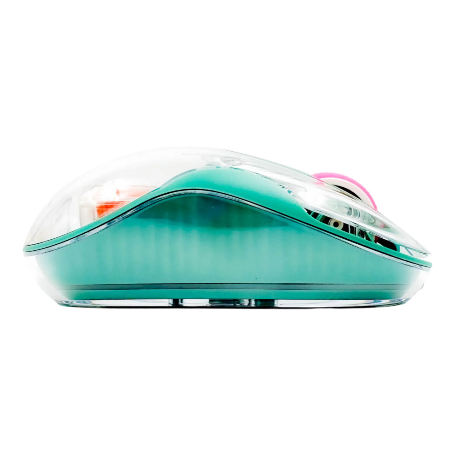 MOUSE INALÁMBRICO TRASNPARENTE M333 - VERDE
