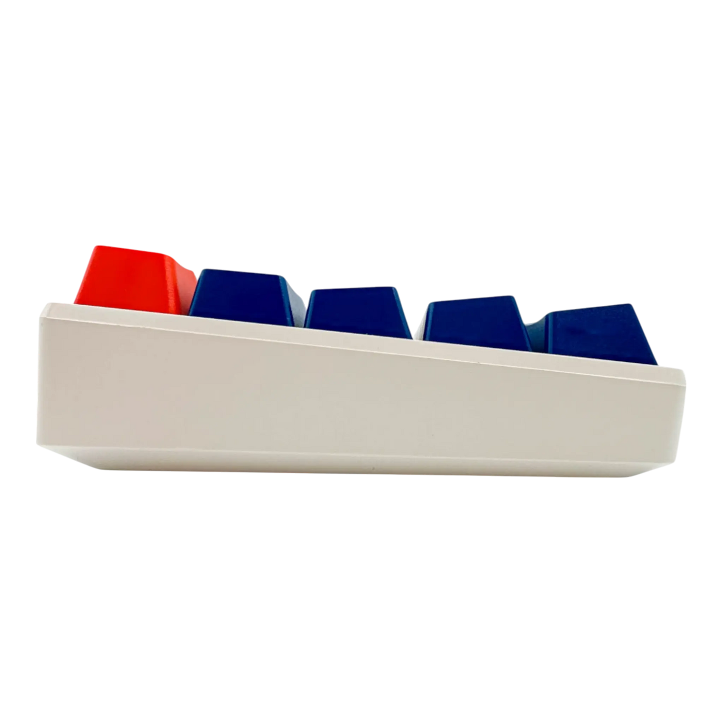 Teclado mecánico para juegos T-Wolf T60 60% RGB con cable BLANCO- AZUL