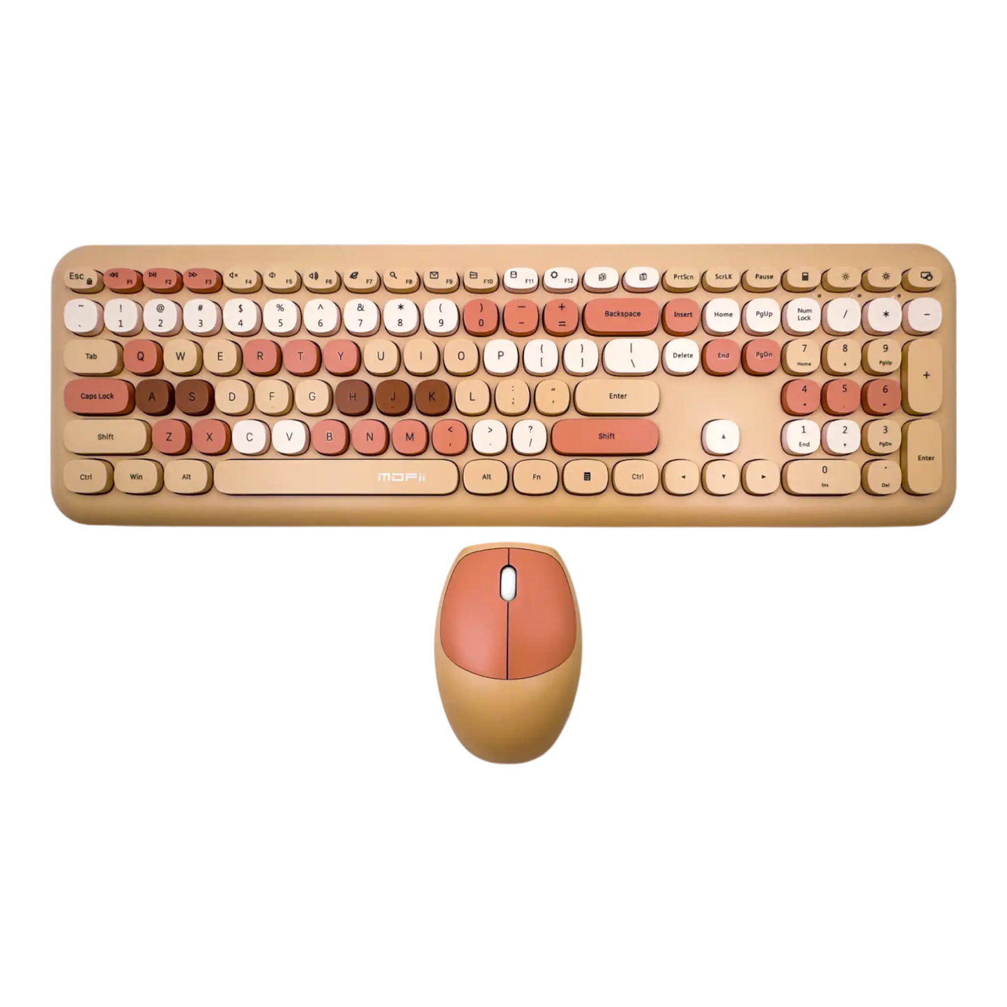 COMBO TECLADO Y MOUSE SILENCIOSO MOFII 0060-HABANO
