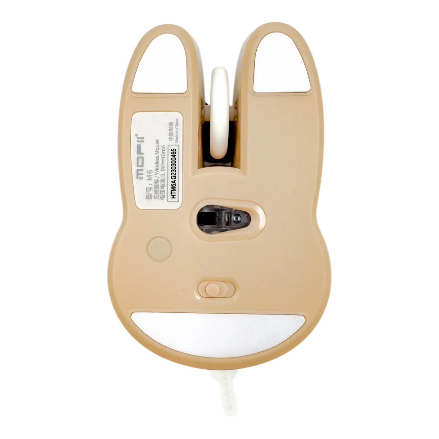 MOUSE INALAMBRICO SILENCIOSO M6. MOFII BEIGE