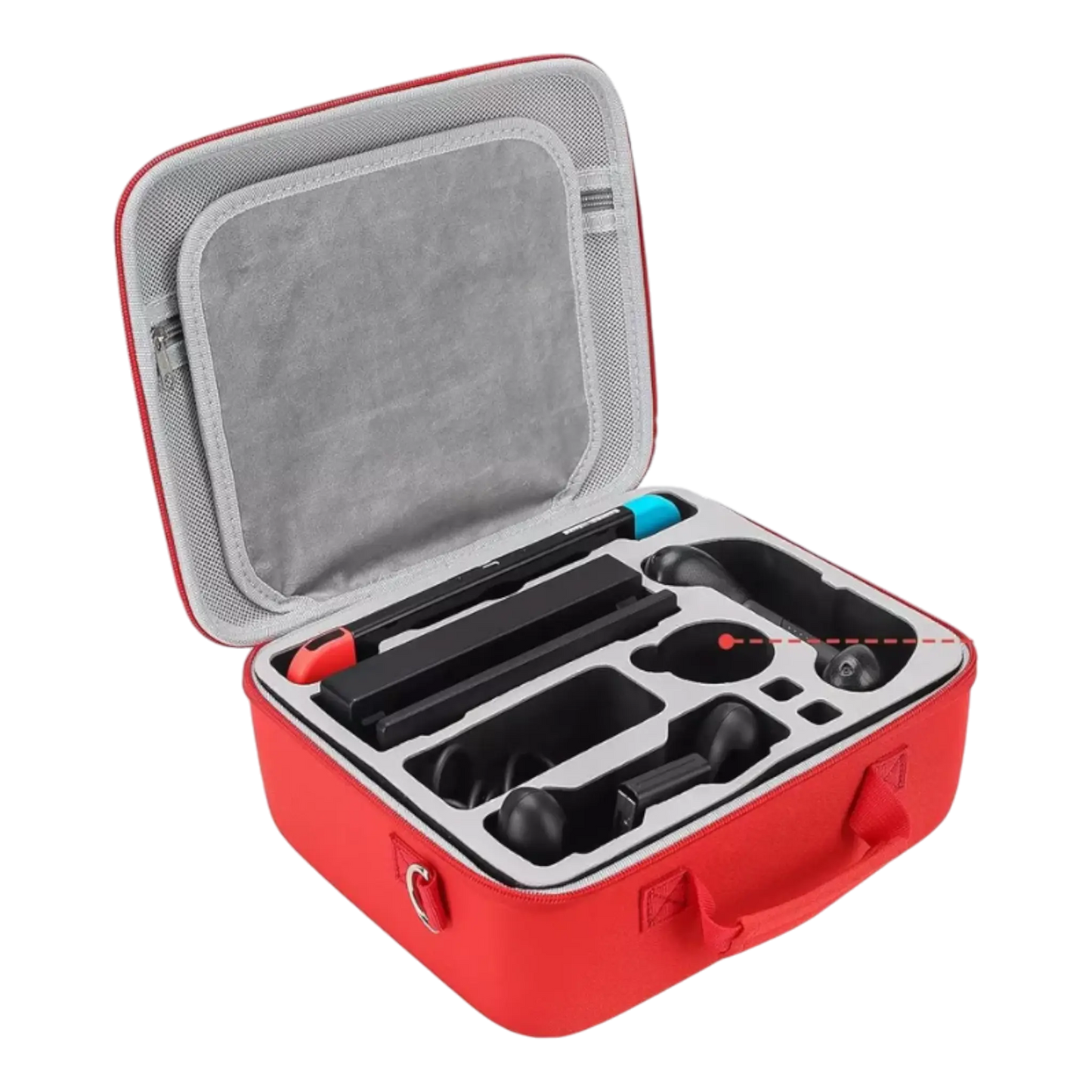 MALETA VIAJERA RIGIDA CON DISEÑO DE POKEBOLA
