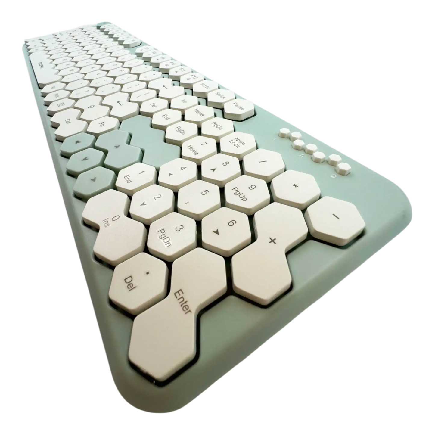 COMBO TECLADO Y MOUSE MOFII 0054 HONEY KEY-VERDE CIAN