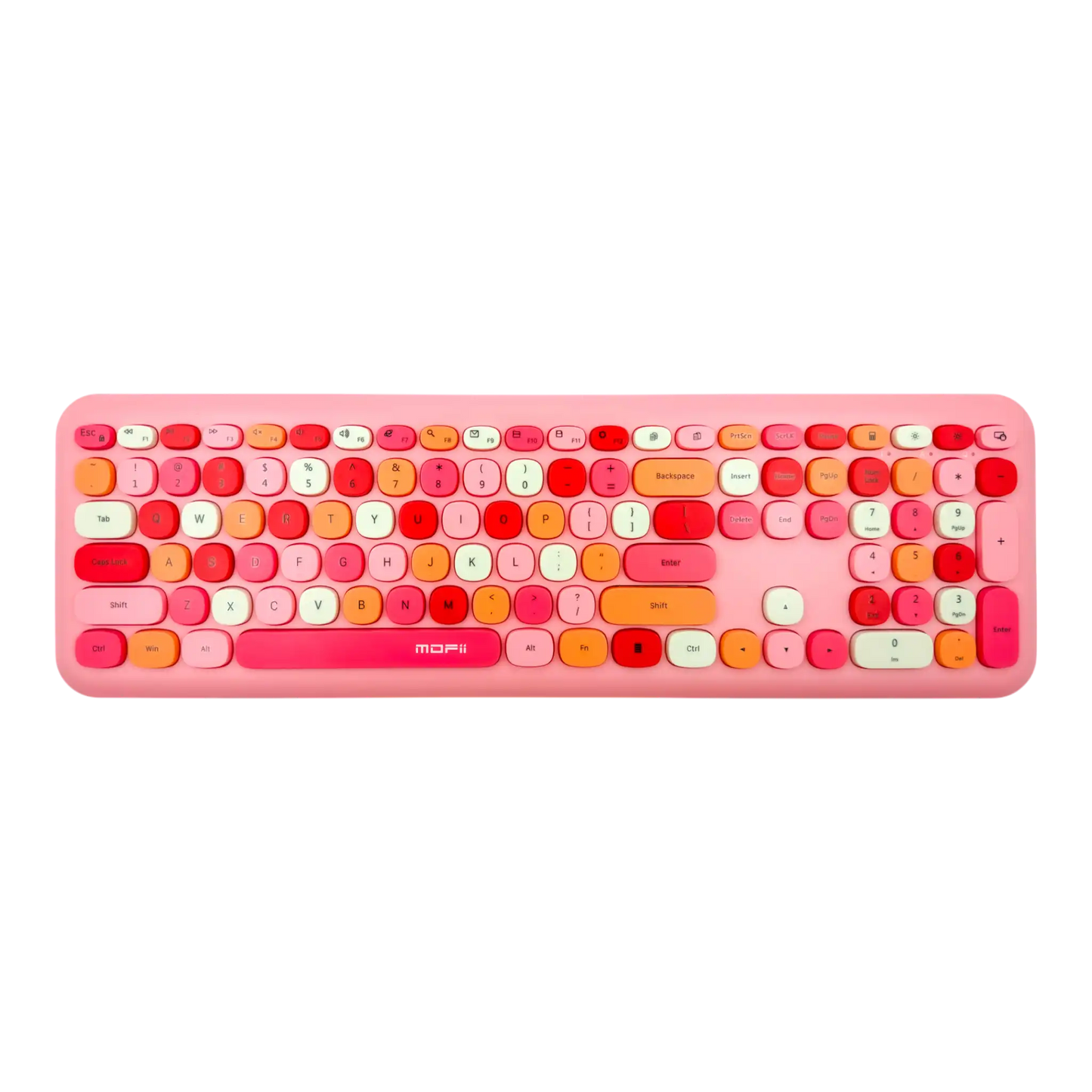 COMBO TECLADO Y MOUSE SILENCIOSO MOFII 0060- ROSADO
