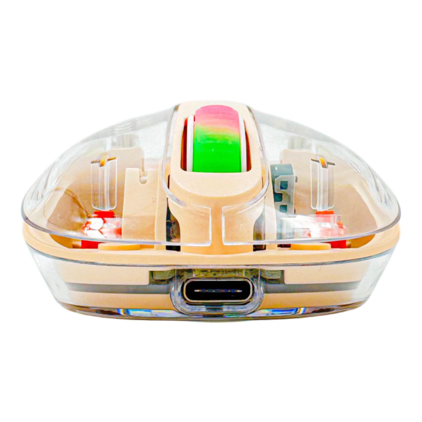 MOUSE INALÁMBRICO TRASNPARENTE M333 ROSA