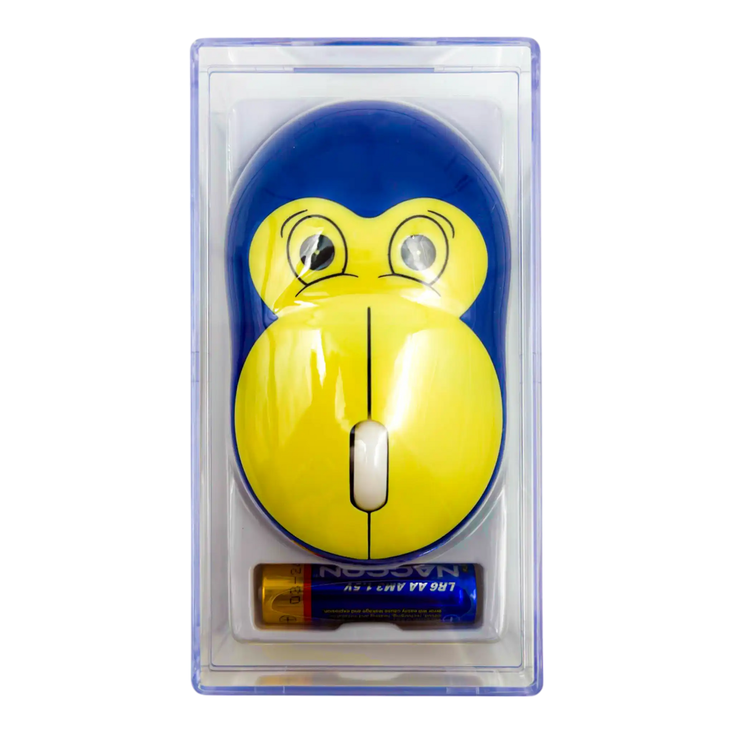 MOUSE INALÁMBRICO SILENCIOSO M7 MOFII AZUL-AMARILLO