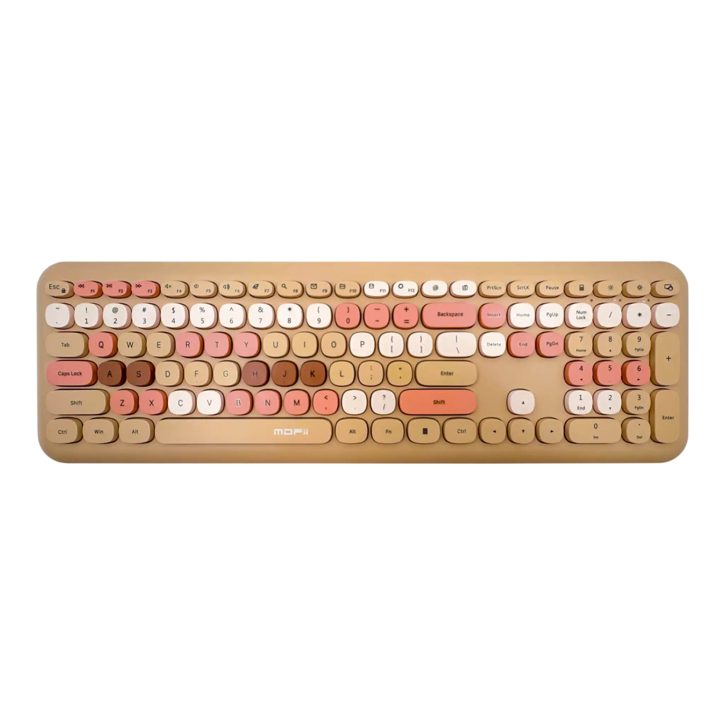 COMBO TECLADO Y MOUSE SILENCIOSO MOFII 0060-HABANO