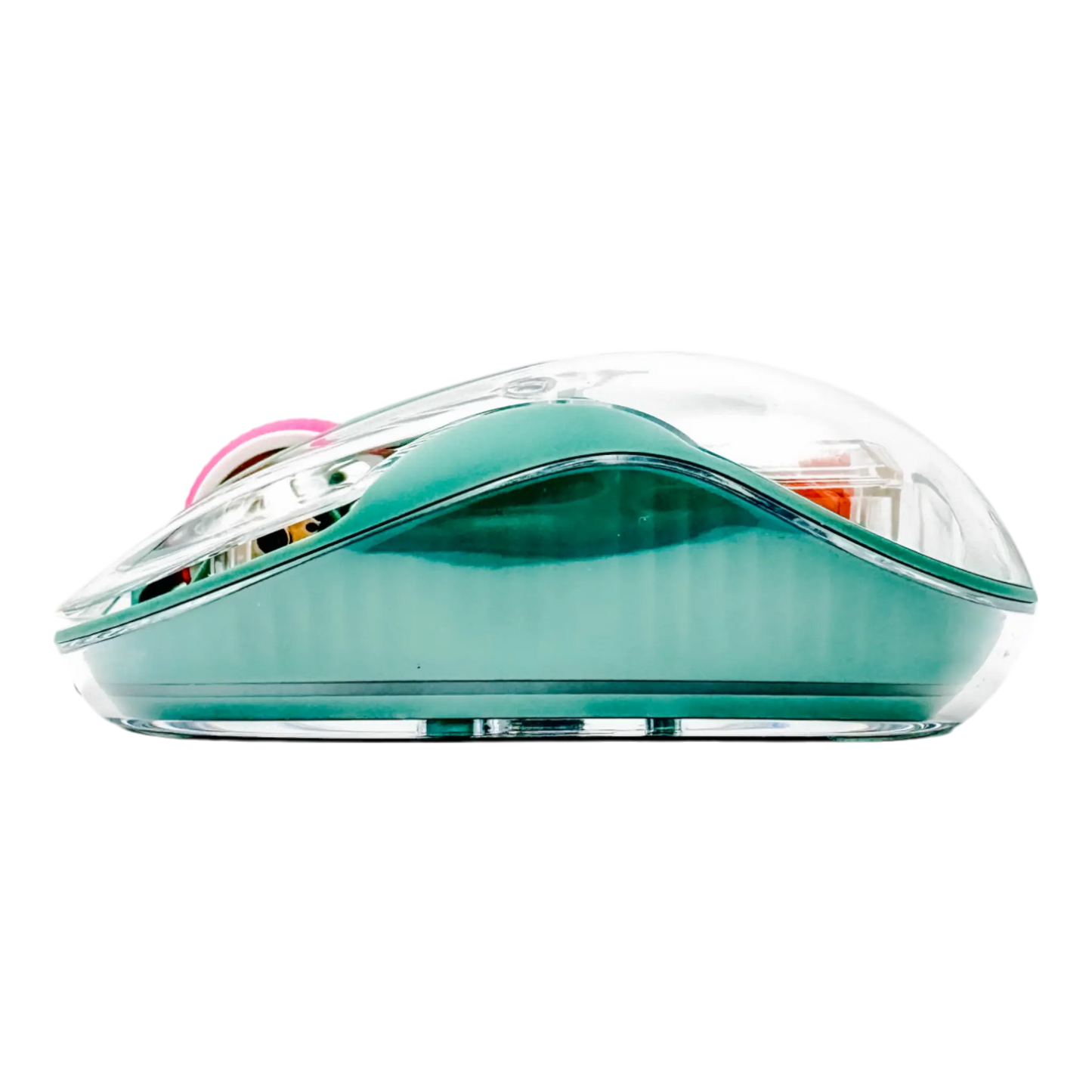 MOUSE INALÁMBRICO TRASNPARENTE M333 - VERDE