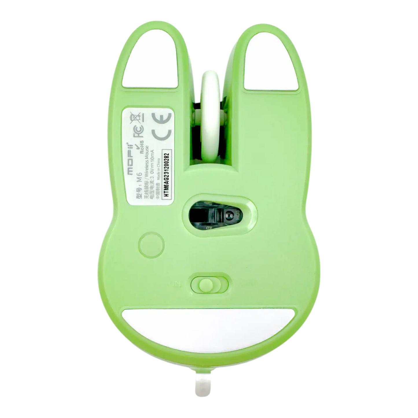 MOUSE INALAMBRICO SILENCIOSO M6. MOFII VERDE