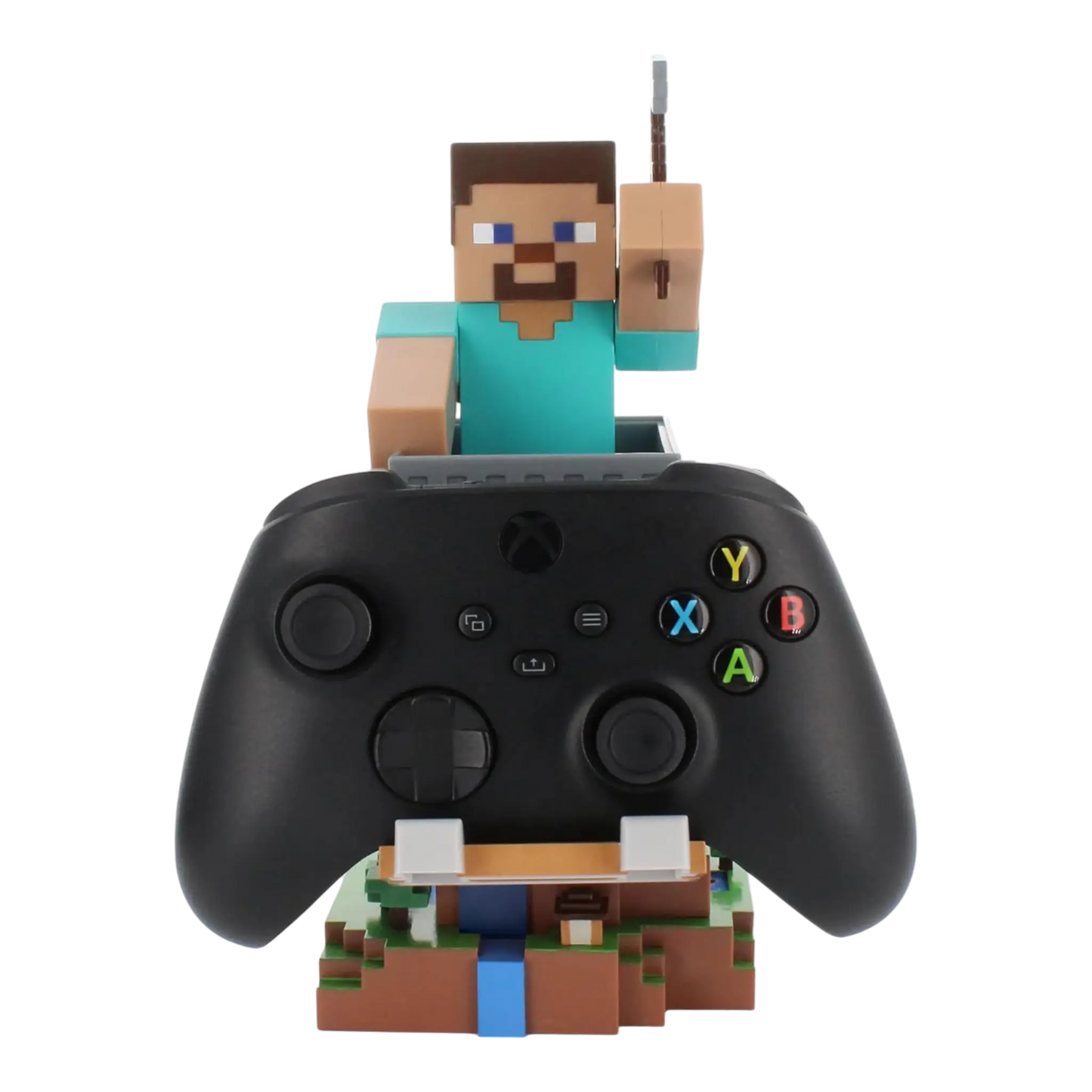 SOPORTE MINECRAFT: STEVE -PARA TU CONTROL O CELULAR - CABLE GUYS ORIGINAL