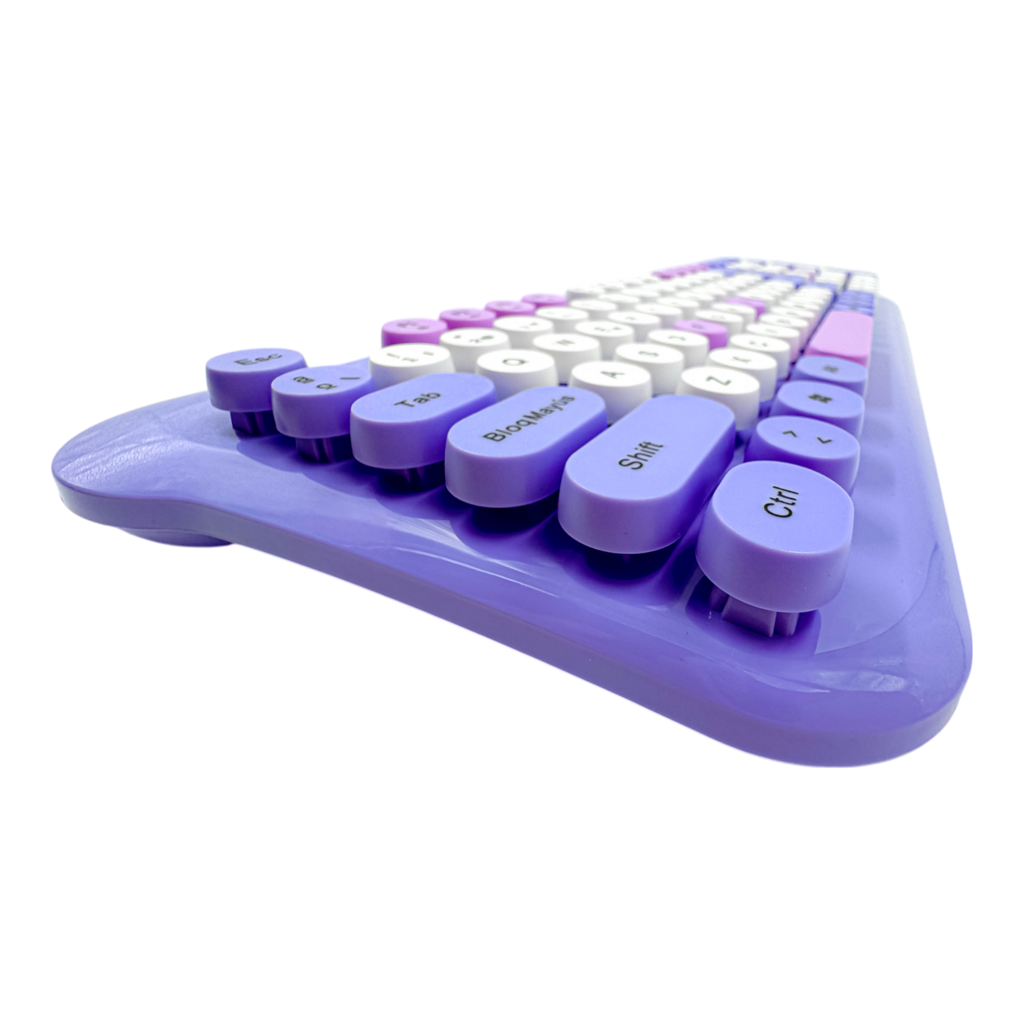 COMBO TECLADO DE MEMBRANA | AOAS AS-212 MORADO