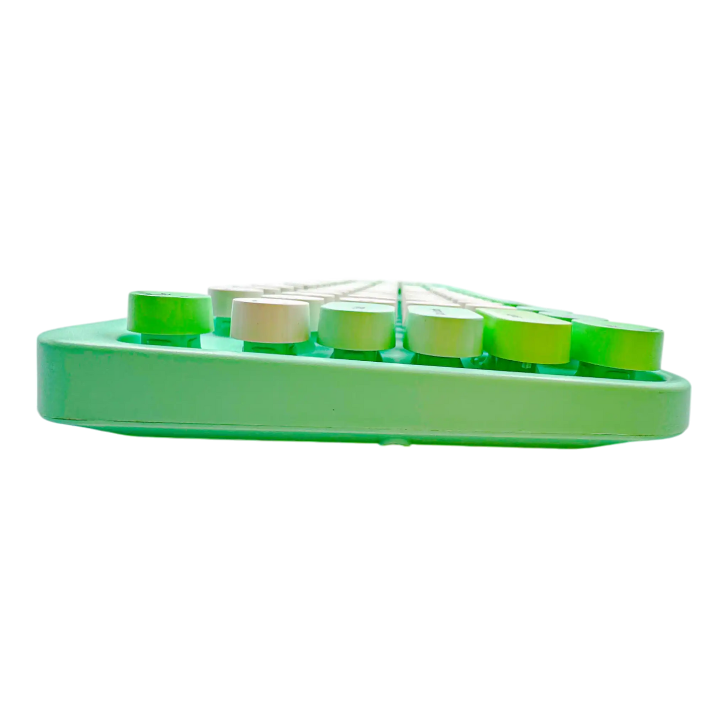 COMBO TECLADO Y MOUSE SILENCIOSO GEEZER OO67 HELLO BEAR - VERDE